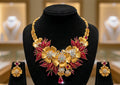 Luxury Jewelry CAD Design Digital File | 22K Gold Necklace Blueprint | Diamond Ruby Necklace | Production Ready | Limited 20 Buyers.