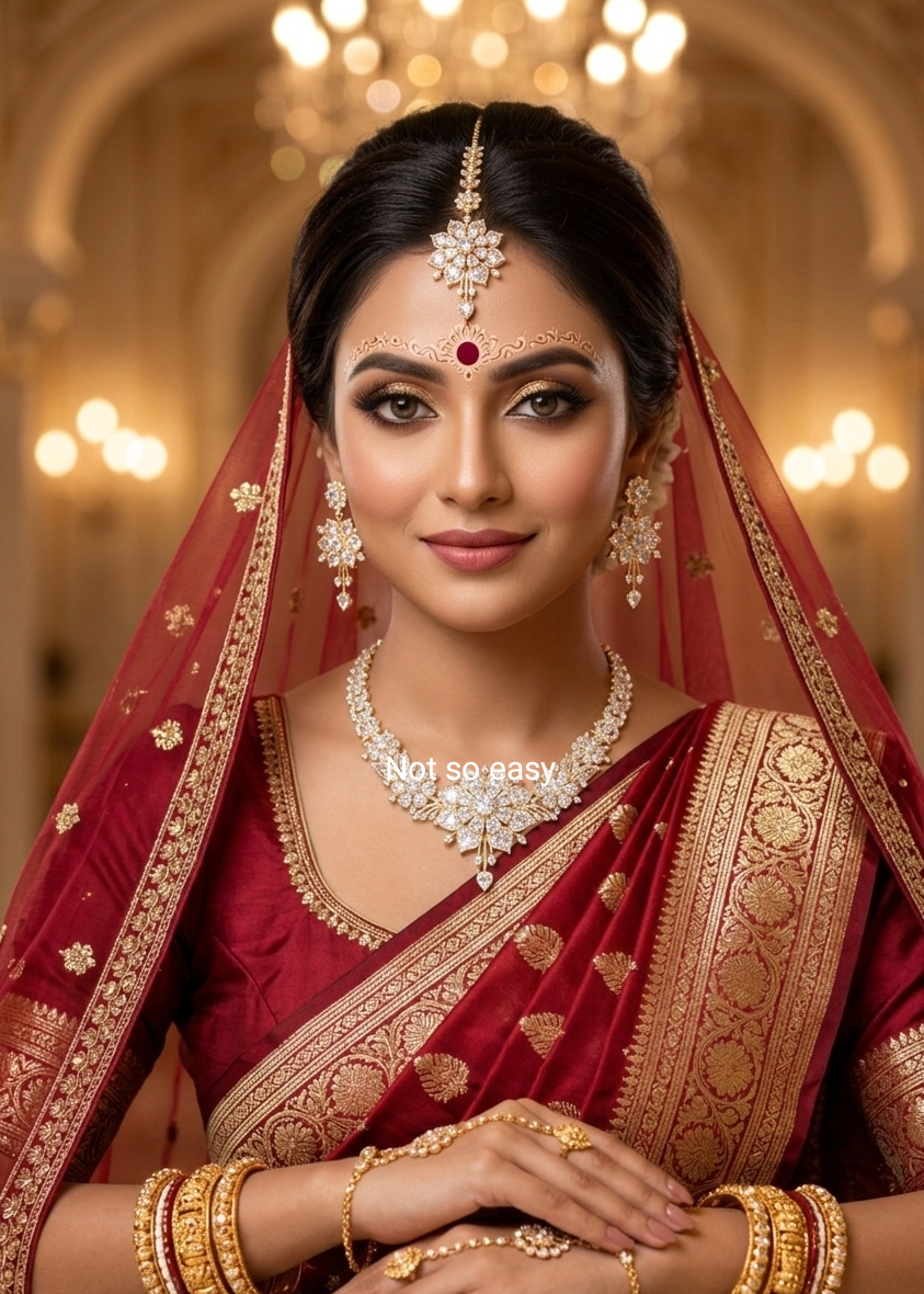 Royal Essence - Solid 22K Gold & Certified Diamond Bridal Necklace | Precision CAD-Engineered Masterpiece